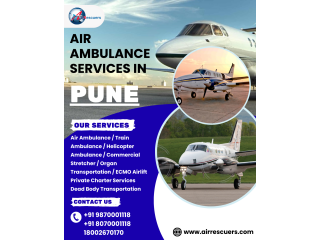 Emergency Air Ambulance Services in Pune, Anytime, Anywhere