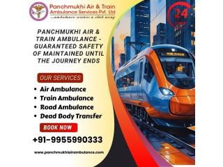 Panchmukhi Train Ambulance from Patna- Guaranteed Safety of Maintained until the journey ends