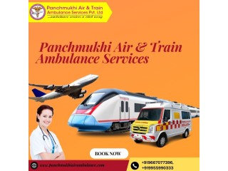 Panchmukhi Hi Tech Train Ambulance in Delhi- wide network of medical transport service available 24/7
