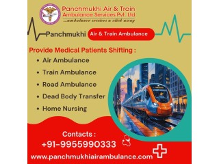 Panchmukhi Train Ambulance from Patna- offering safe, comfortable, and well-organized transfer