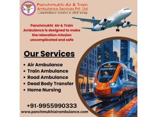 Panchmukhi Train Ambulance Services from Patna  Helping Patients with Low Risk relocation