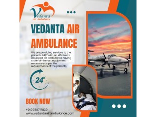 Splendid Air Ambulance with Advanced Medical Attention from Chennai via Vedanta