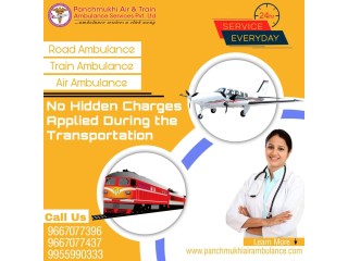 With Necessary Medical Services, Avail of an Air Ambulance from Patna by Panchmukhi